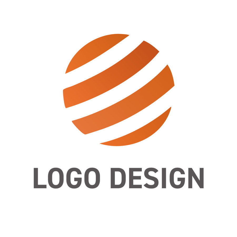 世界を繋ぐ青い球体、未来志向のストライプが印象的なロゴデザイン