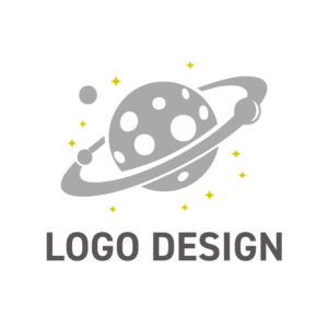 宇宙のロマンと未来への飛躍を象徴するロゴデザイン
