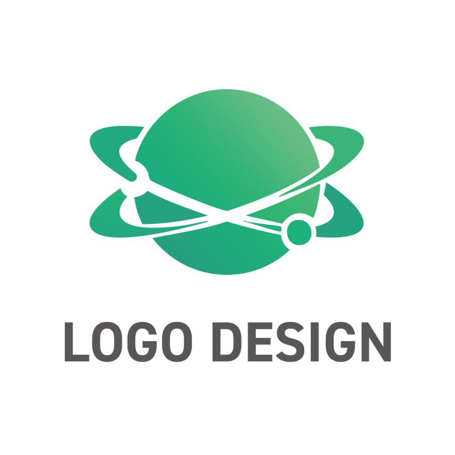 ダイナミックな軌道が織りなす、未来への繋がりを感じさせるロゴデザイン