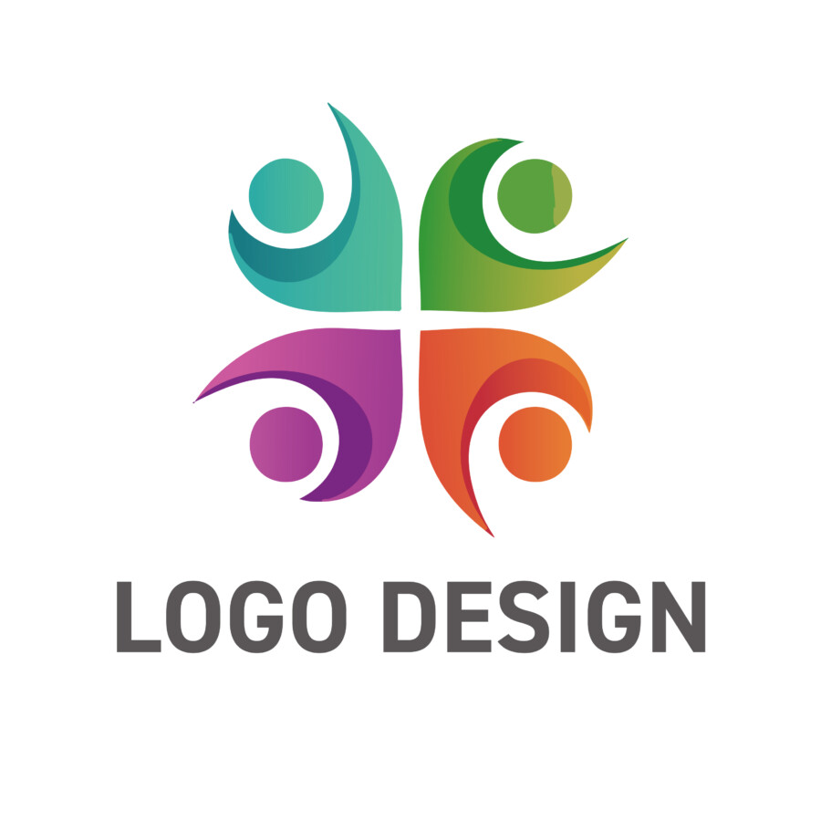 多様な個性が響き合う、活気あふれるコミュニティのロゴデザイン