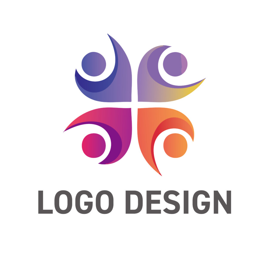 多様な個性が響き合う、活気あふれるコミュニティのロゴデザイン