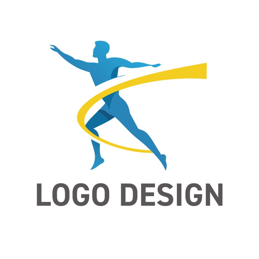 目標達成への軌跡を描く、ダイナミックなロゴデザイン