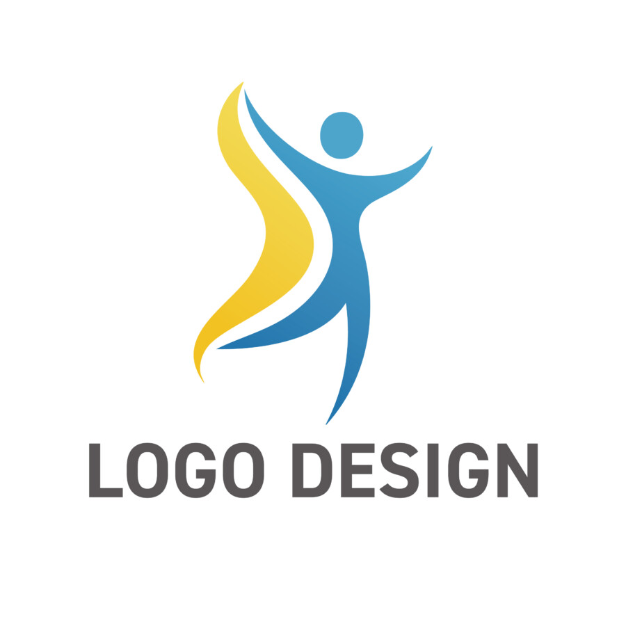 希望の光と成長を象徴する、躍動感あふれるロゴデザイン