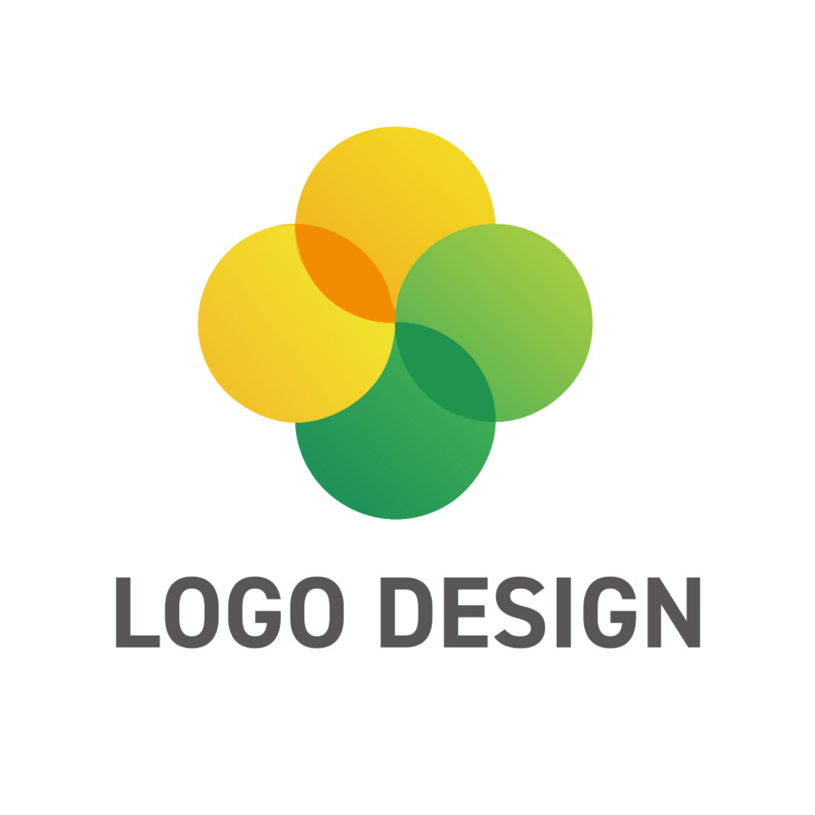 重なり合う縁と成長を象徴するサークル・クラブ活動のロゴデザイン