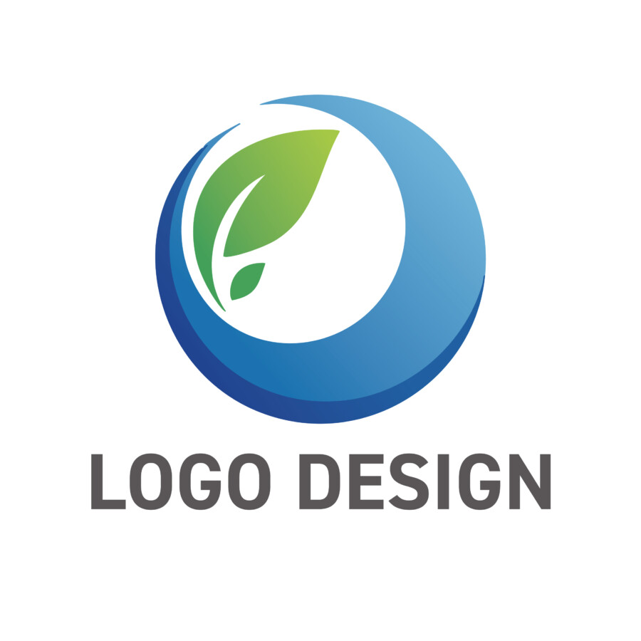 自然の恵みと調和を円で包む、優しい印象のロゴデザイン