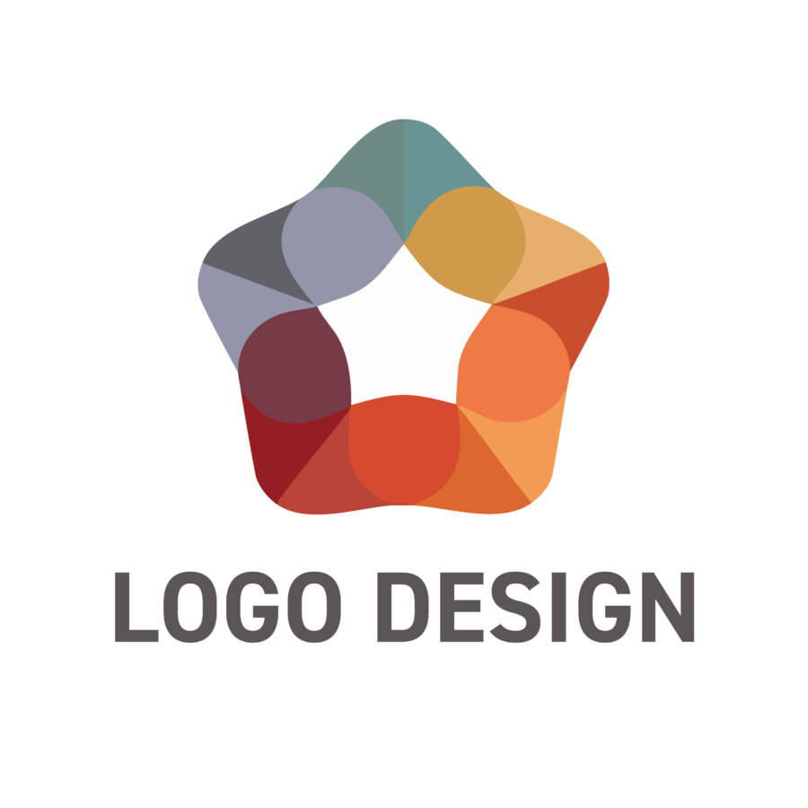 多彩な個性が集い、未来を照らす希望の光となる星型ロゴデザイン