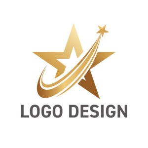 躍進と成功への願いを込めた、星が導くロゴデザイン