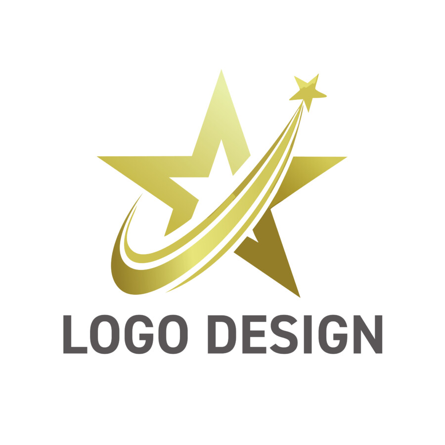 躍進と成功への願いを込めた、星が導くロゴデザイン