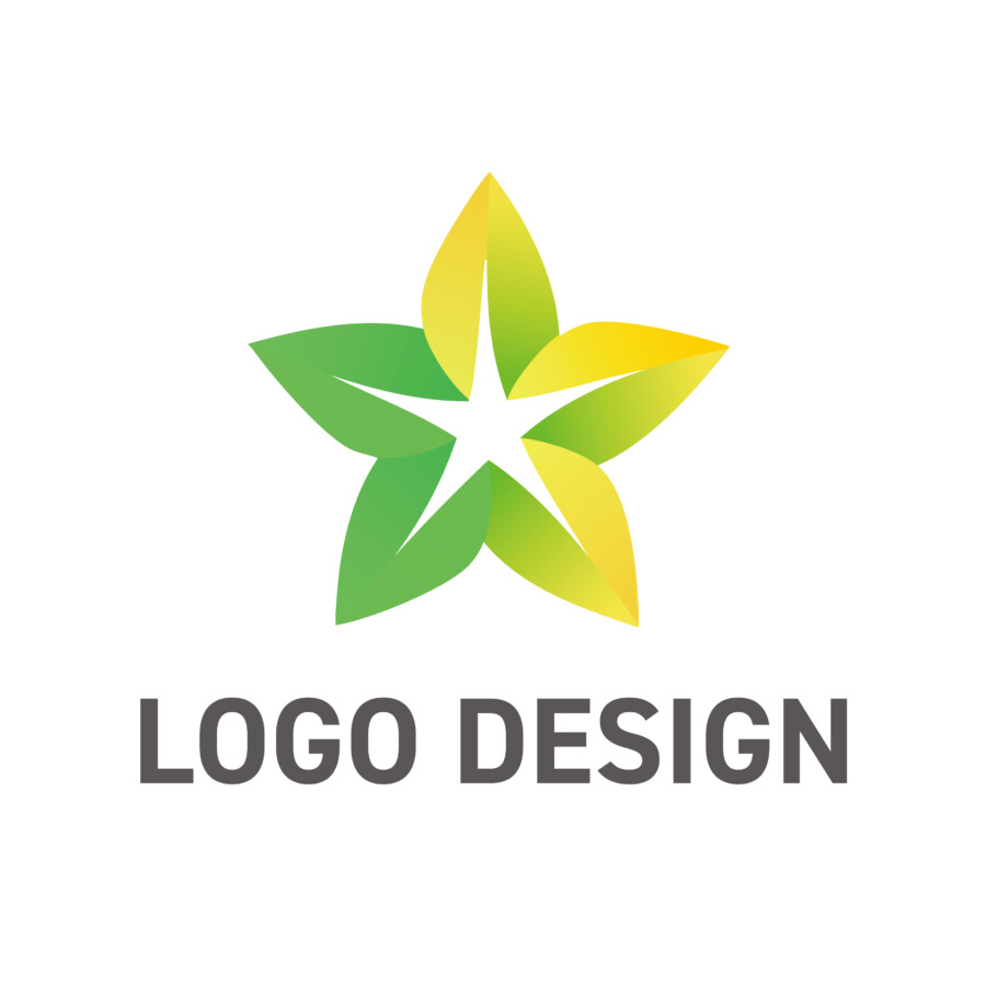 自然との共生と未来への飛躍を象徴する、星モチーフのロゴデザイン