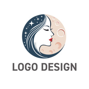 静謐な月の光と女性の優美さを映す、魅惑のロゴデザイン