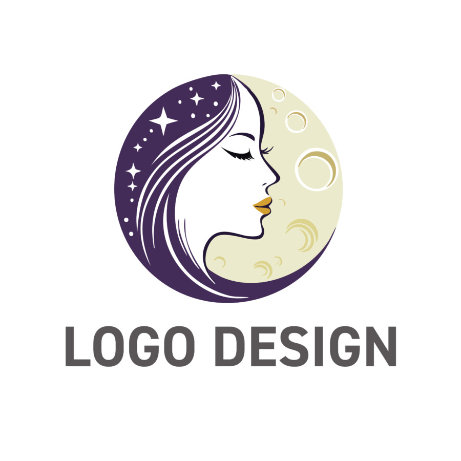 静謐な月の光と女性の優美さを映す、魅惑のロゴデザイン