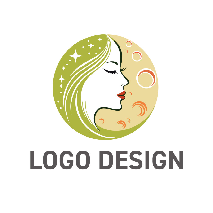 静謐な月の光と女性の優美さを映す、魅惑のロゴデザイン