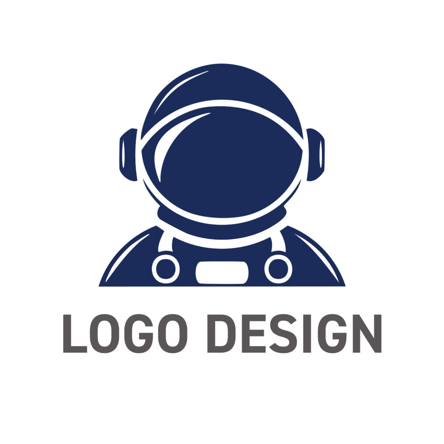 未知への探求心と未来を切り開く力を象徴するロゴデザイン