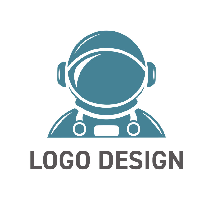 未知への探求心と未来を切り開く力を象徴するロゴデザイン