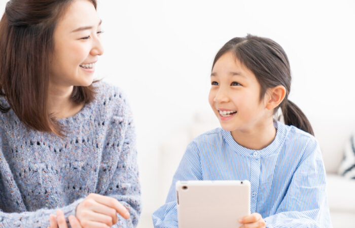 親子とタブレット