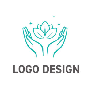輝く美を丁寧に育む、心と技を伝えるハンドケアのロゴデザイン