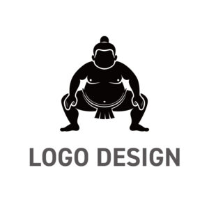 枠にとらわれない強さを表現する、相撲モチーフのロゴデザイン