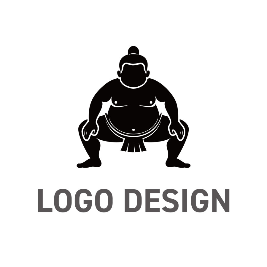枠にとらわれない強さを表現する、相撲モチーフのロゴデザイン