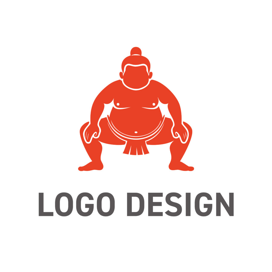 枠にとらわれない強さを表現する、相撲モチーフのロゴデザイン