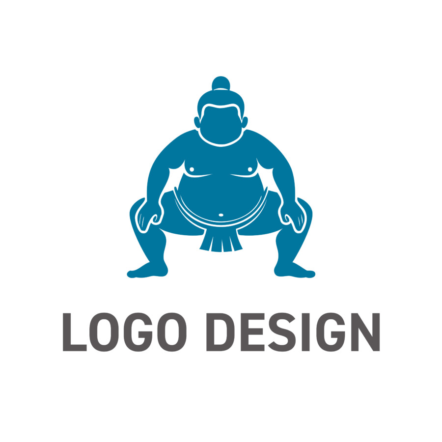 枠にとらわれない強さを表現する、相撲モチーフのロゴデザイン