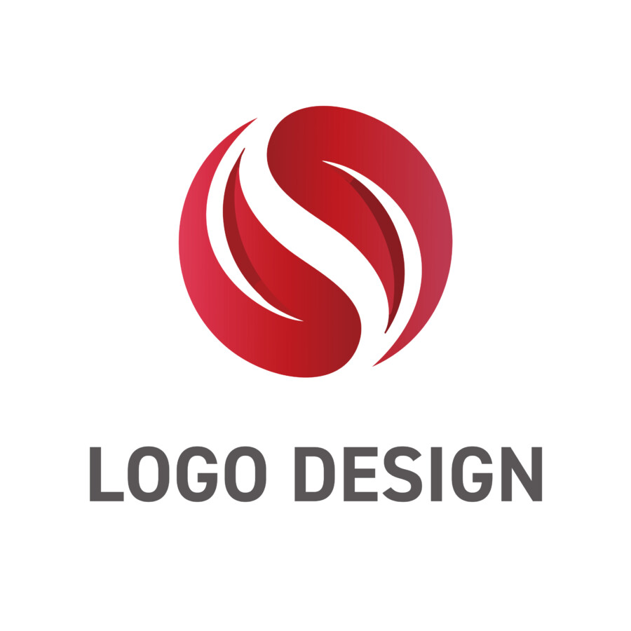 円の中にシナジーを描く、洗練されたロゴデザイン