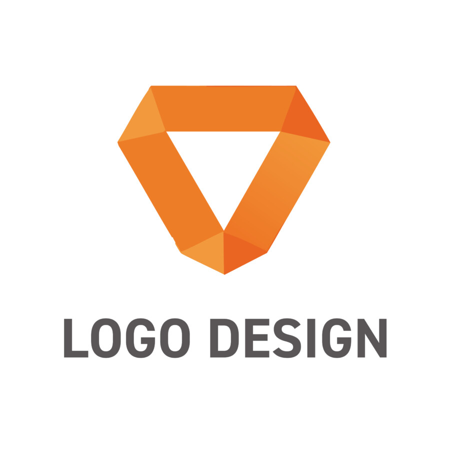 無限の創造性を感じさせる、トライアングル型のロゴデザイン