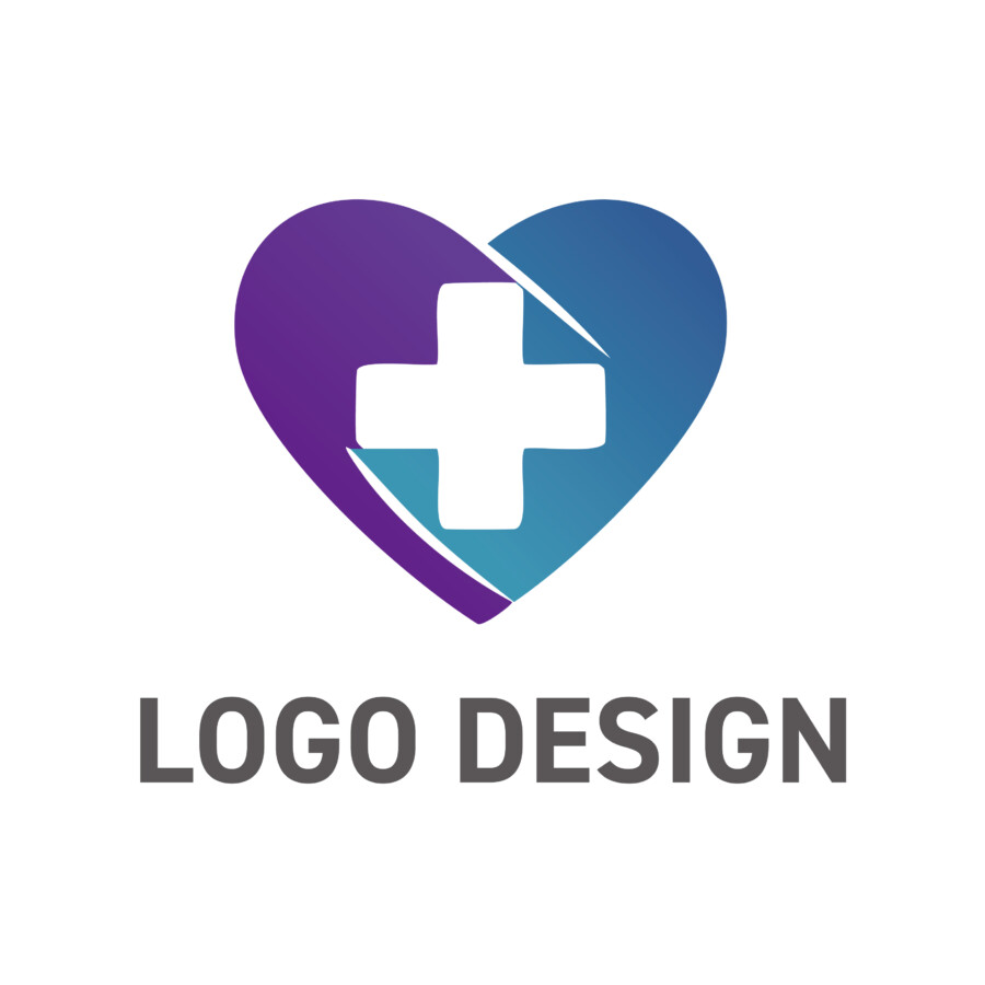 温かい心で医療を支える、信頼と思いやりのロゴデザイン