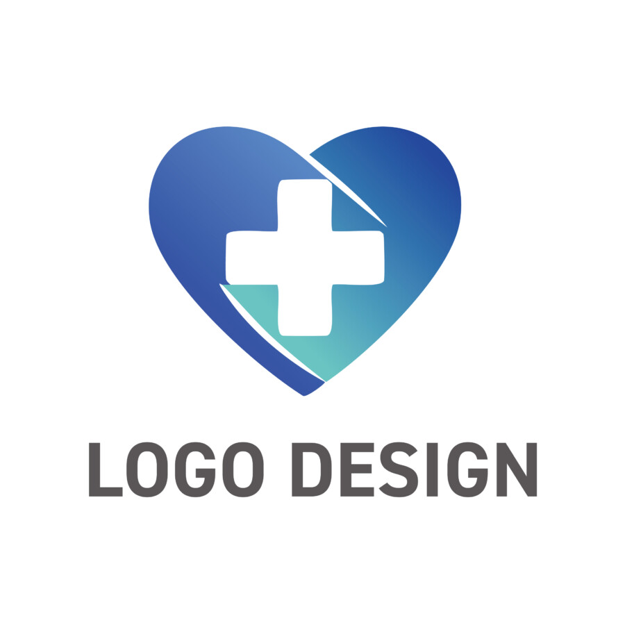 温かい心で医療を支える、信頼と思いやりのロゴデザイン