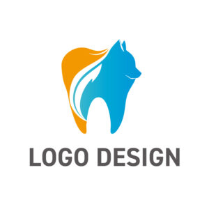 動物モチーフが親しみやすい、ユニークな発想のデンタルロゴデザイン