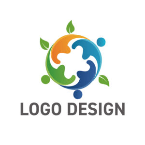 人と自然が育む、循環型の成長を表現したロゴデザイン