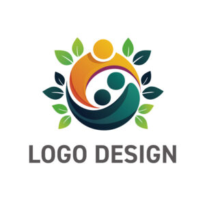 温かい眼差しで成長を育む、ケアと共生のロゴデザイン