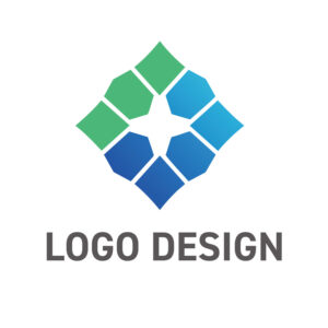 多様な専門性の融合を象徴する、幾何学的なロゴデザイン