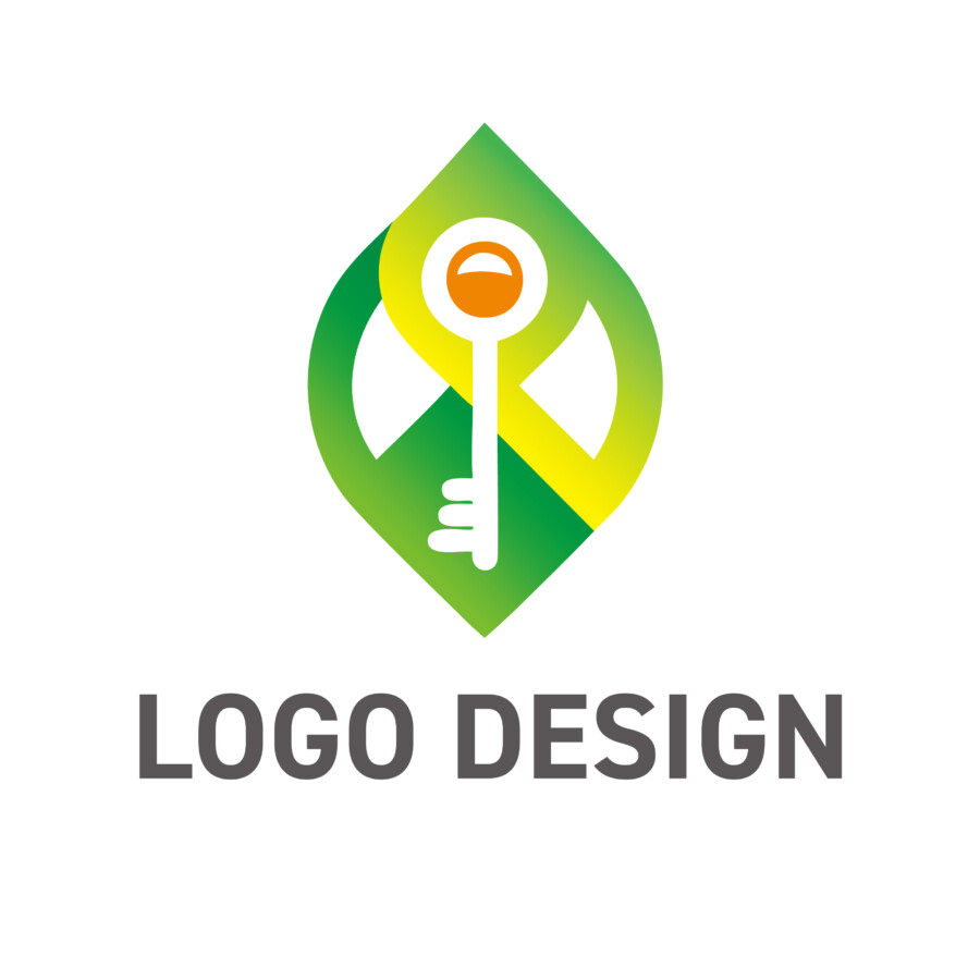 あらゆる難局を打開する、成功への鍵を象徴するロゴデザイン