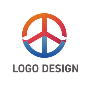 平和と調和を象徴するロゴデザイン