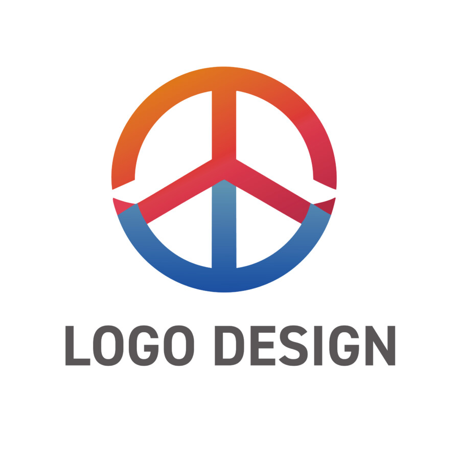 平和と調和を象徴するロゴデザイン