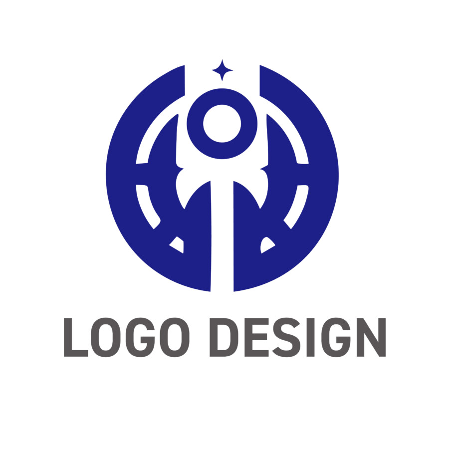 正義と安定を象徴する、揺るぎなき守護者のロゴデザイン