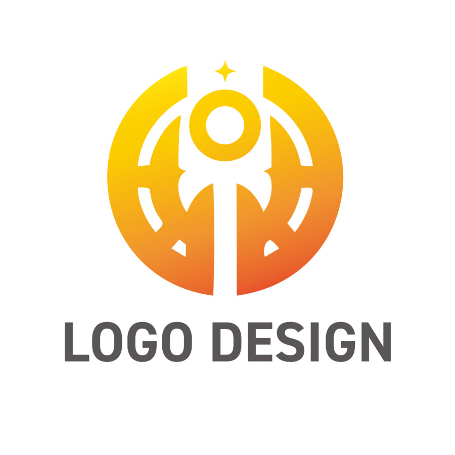 正義と安定を象徴する、揺るぎなき守護者のロゴデザイン