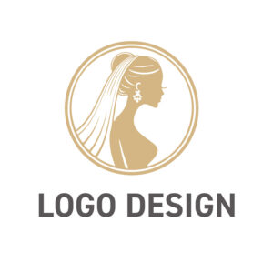 女性の美しさを引き出す、優雅で洗練されたロゴデザイン