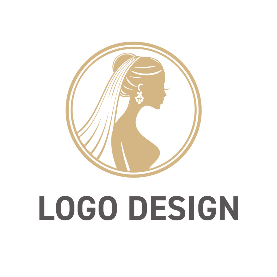 女性の美しさを引き出す、優雅で洗練されたロゴデザイン