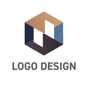 空間とイニシャル「H」が融合した、立体的で知的なロゴデザイン