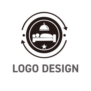 星付きの品質で快適な滞在を約束する、オールインワン・ホスピタリティロゴデザイン