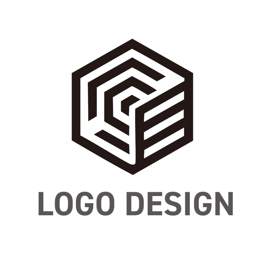 迷路のような構造が知性を物語る、コンプレックス・ロゴデザイン