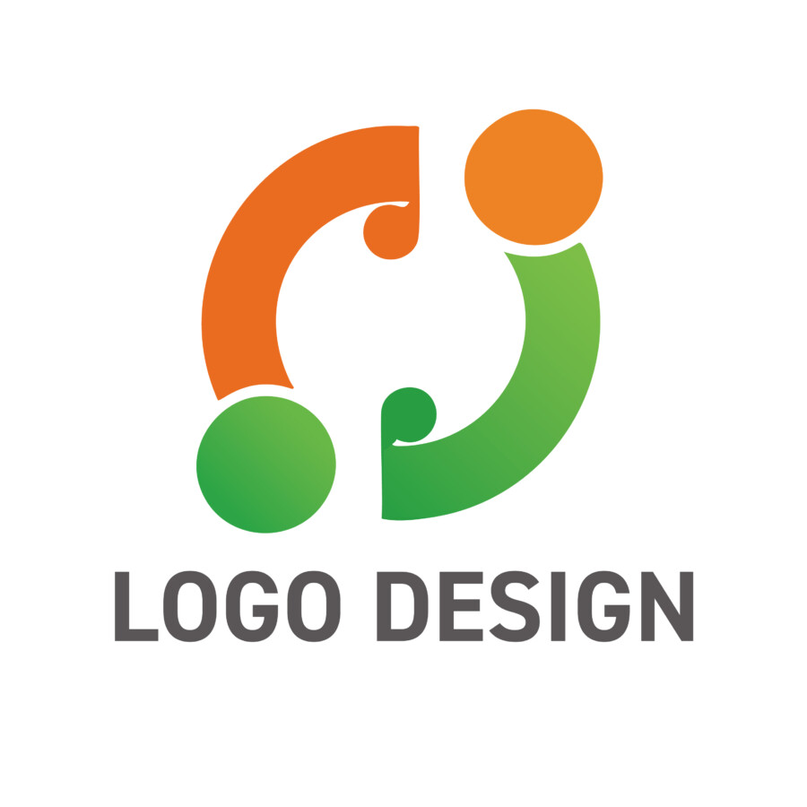 支え合い、響き合う、調和と思いやりのロゴデザイン