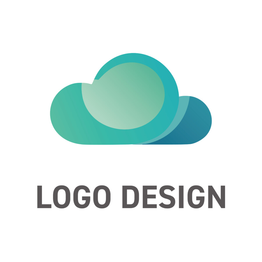 親しみやすさが未来に繋がる、クラウドモチーフのロゴデザイン