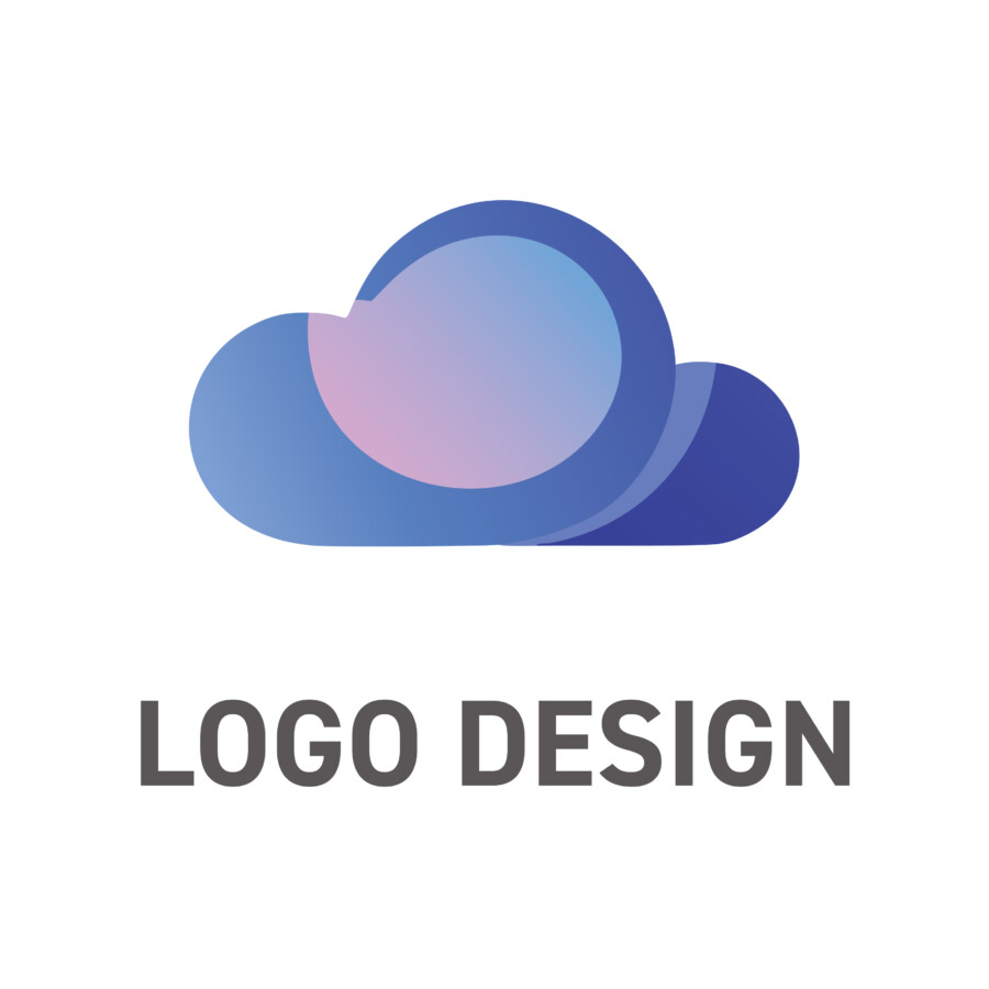 親しみやすさが未来に繋がる、クラウドモチーフのロゴデザイン