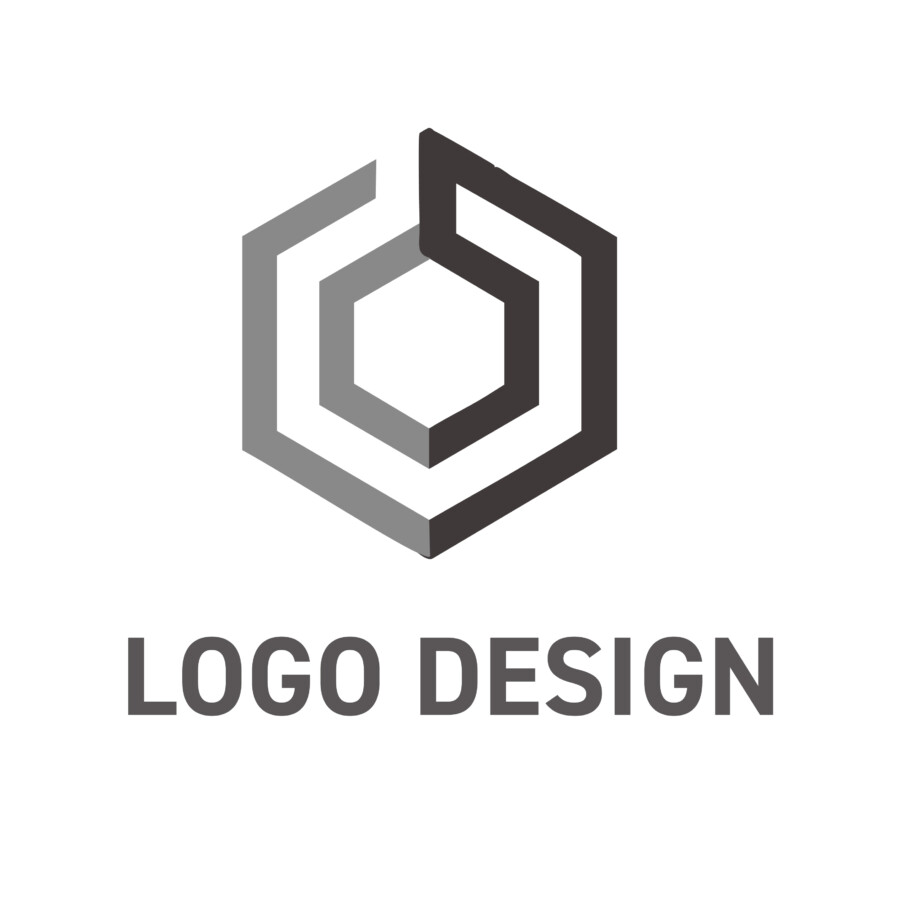堅牢な構造が核心を守る、ヘキサゴンシェイプのロゴデザイン