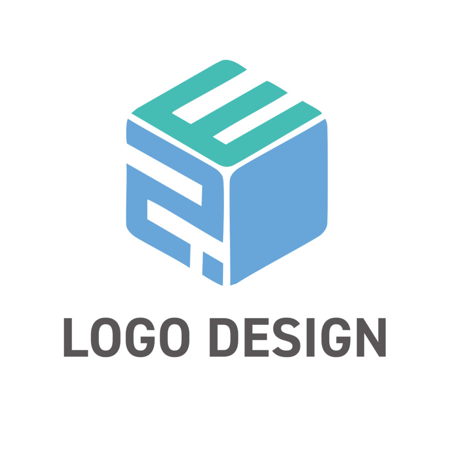 安定した技術基盤を示す、ソリューションボックスのロゴデザイン