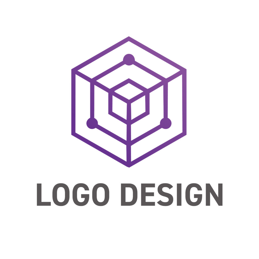 核心と広がりを象徴する、インテリジェントなロゴデザイン