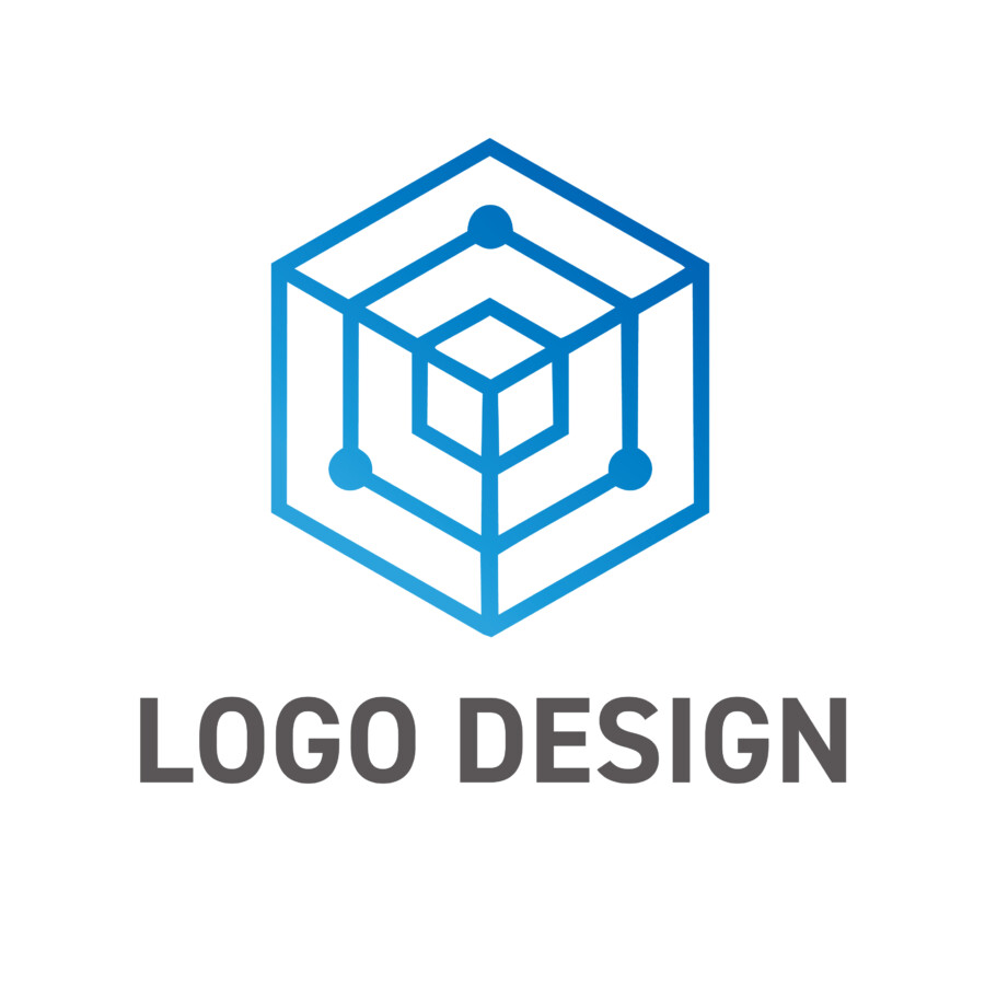 核心と広がりを象徴する、インテリジェントなロゴデザイン