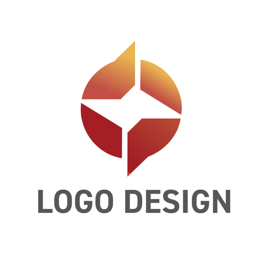 未来への指針を示す、ダイナミックなロゴデザイン